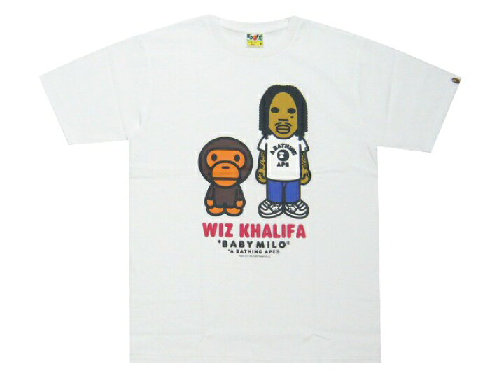 楽天市場】A BATHING APE × WIZ KHALIFA BABY MILO TEE ア ベイシング 