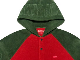 SUPREME シュプリーム 18AW 新品 RED Polartec Hooded Raglan Jacket ポーラーテック フリース ラグラン ジャケット レッド カーキ 送料無料