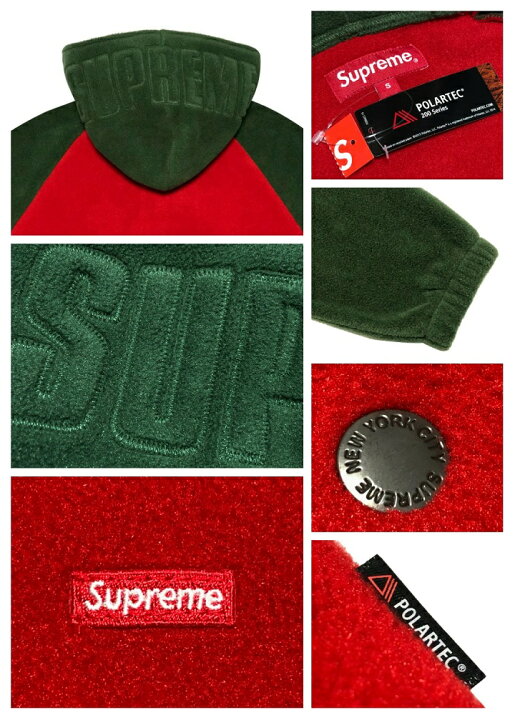 楽天市場】SUPREME シュプリーム 18AW 新品 RED Polartec Hooded 