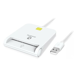 ZOWEETEK IC�J�[�h���[�_�[ �}�C�i���o�[�J�[�h�Ή� �����F�� �m��\�� ic �J�[�h���[�_�[ �}�C�i���o�[�Ή� USB�ڐG�^ �}�C�i�|�[�^���E���œd�q�\���Ee-Tax�Ή����@�\�J�[�h���[�_�[���C�^ Win