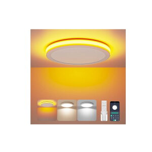Antree LED�V�[�����O���C�g 6��~8���p 32W 3800lm �Ԑڌ��Ə�铔 �@�\�t�� ������� �����E���F�@�\ �V��Ɩ���� �ɔ� �d�C �u���� 3�N�ۏ� �����R���t�� �X�}�zAPP���� Ceiling Light 6�� 8�� �Q��/��