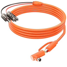 ソーラーパネル用変換ケーブル 5m 12AWG ソーラーコネクタ DCプラグ 太陽光発電 ポータブル電源 充電 キャンプ アウトドア 災害対策 非常用