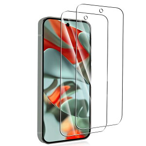 �X�}�z�t���ی�t�B���� 2���Z�b�g Pixel 9 Pro XL�p �����K���X ���d�x9H �C�A�[�� ��U�h�~ �Ռ��z�� �w��h�~ �\��t���ȒP
