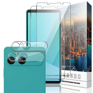 �X�}�[�g�t�H����ʕی�t�B���� Xperia 10 VII�p �����K���X �t���ی�t�B���� �J���������Y�ی�t�B���� �Z�b�g �d�x9H �����ߗ� ��U�h�~ �w��h�~ �C�A�h�~ �ϏՌ�