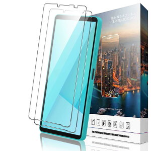 �X�}�[�g�t�H���ی�t�B���� Xperia 10 VII 2���Z�b�g �K���X�t�B���� �K�C�h�g�t�� �d�x9H �����ߗ� ��U�h�~ �w��h�~ �ϏՌ� �����K���X �t���ی�t�B����