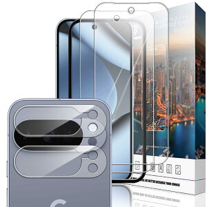 �X�}�z�ی�t�B���� Google Pixel 10 Pro�p �����K���X �J�����t�B���� �Z�b�g ���Ɏq�f�� �d�x9H �����ߗ� ��U�h�~ �ϏՌ� �w��h�~ �C�A�[��