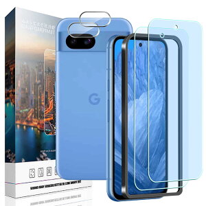 �X�}�[�g�t�H���ی�t�B���� Google Pixel 8A�p �����K���X �t���ی� �t�B���� �J���������Y�J�o�[ �Z�b�g �u���[���C�g�J�b�g ���Ɏq�f�� �d�x9H �����ߗ� ��U�h�~ �ϏՌ� �w��h�~ �C�A�[��