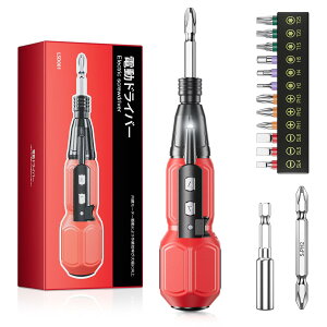 �d���h���C�o�[ �[�d�� ���^ �y�� 1800mAh 14�{�r�b�g�Z�b�g�t�� ���t�]�؂�ւ� �u���[�L�@�\ LED���C�g���� DIY �ƒ�p ���S�Ҍ��� �H��Z�b�g