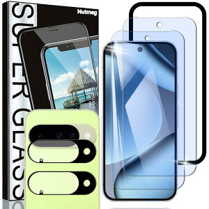 �K���X�t�B���� 2�� �J�����t�B���� 2�� �Z�b�g Google Pixel 10 �p �u���[���C�g�J�b�g �����K���X �ی�t�B���� ���Ɏq�f�� �d�x9H �Ռ��z�� �w��h�~ ��U�h�~ �������� �K�C�h�g�t�� �\��t��
