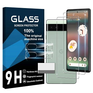 �ی�t�B���� �t���ی� �K���X�t�B���� �����Y�ی� 2���Z�b�g Google Pixel 6A�p �����K���X 9H�d�x �S�ʕی� �����ߗ� �ϏՌ� �w��h�~ ��U�h�~ ���E���h�G�b�W �ȒP�\��t��