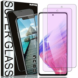 �X�}�z�ی�t�B���� Galaxy A53 5G 2���Z�b�g �u���[���C�g�J�b�g �����K���X 9H �����ߗ� ���˖h�~ ������ �C�A�h�~ �ϏՌ� ��U�h�~ �����x�^�b�`