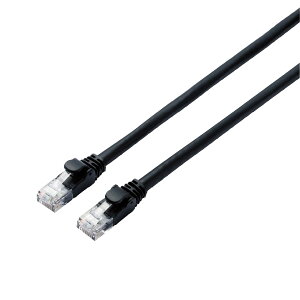 LAN�P�[�u�� CAT6A 10m �X�^���_�[�h �ܐ܂�h�~�R�l�N�^ �u���b�N �J�e�S���[6A �C�[�T�l�b�g�P�[�u�� �����ʐM�p