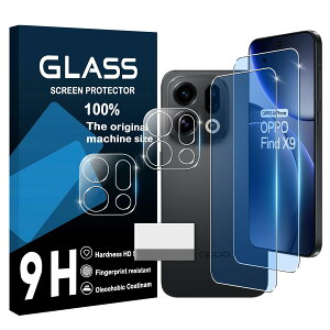 �X�}�[�g�t�H���p�ی�t�B���� OPPO Find X9 �u���[���C�g�J�b�g �K���X�t�B���� 2�� �J�����t�B���� 2���Z�b�g �����K���X 9H �S�ʕی� �w��F�ؑΉ� �����ߗ� �ϏՌ� ��U�h�~ ���E���h�G�b�W