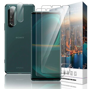 �X�}�[�g�t�H���ی�t�B���� Xperia 5 III ��p �����K���X �t���ی� �J�����ی� �Z�b�g �d�x9H �����ߗ� ��U�h�~ �ϏՌ� �w��h�~ �C�A�[�� ���Ɏq�f�ލ̗p