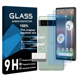 �X�}�z�t�B���� Google Pixel 6A �t���ی� �����K���X �J�����ی� 2���Z�b�g �u���[���C�g�J�b�g 9H�d�x �S�ʕی� �����ߗ� �w��h�~ �ϏՌ� ��U�h�~ ���E���h�G�b�W �ȒP�\��t��