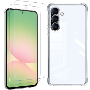 �X�}�z�P�[�X �t���ی�t�B���� 2���Z�b�g Galaxy A56 5G�p �����K���X 0.26mm �d�x9H �����x �w��h�~ TPU �J�o�[ ���� �_�� �ϏՌ� �����h�~