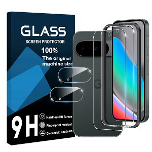 �X�}�z�ی�t�B���� Google Pixel 10�p �t���K���X�t�B���� �����Y�ی�t�B���� �e2���Z�b�g �K�C�h�g�t�� �����K���X 9H �w��F�ؑΉ� �S�ʕی� �����ߗ� �ϏՌ� ��U�h�~ �����������H �C�A�[