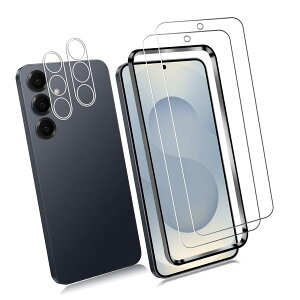 �X�}�z�t���ی�t�B���� 2���Z�b�g �J���������Y�J�o�[ 2�� Galaxy S26 plus�p �����K���X 0.33mm �d�x9H �C�A�h�~ ��U�h�~ �w��h�~ �����ߗ� ���� �ی�V�[�g