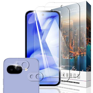 �X�}�z�ی�t�B���� Google Pixel 10a�p �����K���X �t���ی�t�B���� �J���������Y�ی� 2���Z�b�g �d�x9H �����ߗ� ��U�h�~ �ϏՌ� �w��h�~ �C�A�[��