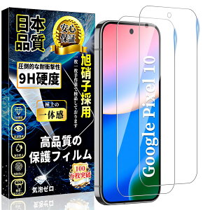 �t���ی�t�B���� Google Pixel 10 �����K���X 2���Z�b�g �����ߗ� �d�x9H ��U�h�~ �C�A�h�~ �������� �����z�� �Ռ��z��
