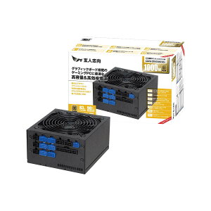PC�d�����j�b�g 1000W 80Plus GOLD�F�� ATX �t���v���O�C�����f�� �P�[�u�����E�� ����PC�p�[�c �Q�[�~���OPC�p �d�����u