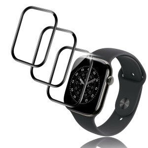Apple Watch 42mm�p �ی�t�B���� 3���Z�b�g PET������ �����ߗ� �����^ �S�ʕی� �ϏՌ� �����x�^�b�` ��U�h�~ �����z�� �C�A�Ȃ� �ȒP�\��t�� 11 10 �Ή�