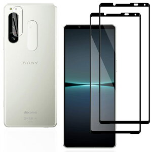 �X�}�z�t�B���� �J�����t�B���� �Z�b�g Xperia 5 IV �Ή� �t���ی�K���X �����K���X �S�ʕی� �ϏՌ� �ɔ� �C�A�h�~ �w��h�~ 2������