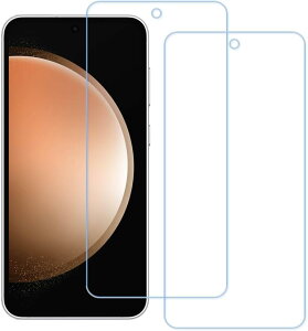 �K���X�t�B���� Galaxy S23 FE �p �u���[���C�g�J�b�g 2������ �ی�t�B���� �ڂ̔��y�� �t���ی�V�[�g �����K���X