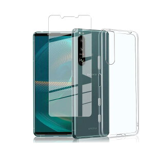 �X�}�z�P�[�X �t���ی�t�B���� �Z�b�g Xperia 5 III �p �N���A TPU �P�[�X �����K���X �t�B���� 9H �d�x ��U�h�~ ������ ���^ �y�� �ϏՌ� ������ 2�_�Z�b�g