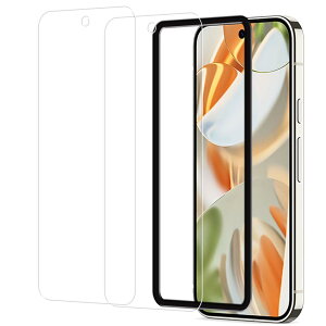 �X�}�z�ی�t�B���� Google Pixel 9 Pro Pixel 9 �p �����K���X 2���Z�b�g �K�C�h�g�t�� �����ߗ� �w��h�~ �t���ی�V�[�g