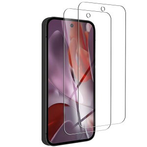 �t���ی�t�B���� Google Pixel 9A�p 2���Z�b�g �����K���X ���Ɏq�f�� �d�x9H �C�A�[�� ��U�h�~ �Ռ��z�� �w��h�~ �ȒP�\��t��