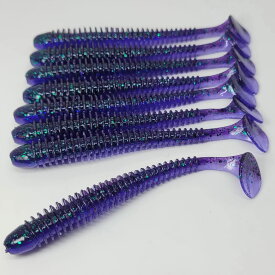 ソフトルアー 2.5インチ シャッドテール ワーム 釣り具 フィッシング用品 釣具 魚釣り 渓流 海釣り バス釣り 釣り餌 疑似餌