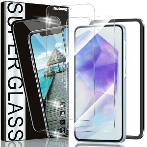 �X�}�z�ی�t�B���� Galaxy A55 5G 2���Z�b�g �����K���X �t���ی� 9H �����ߗ� ������ �C�A�h�~ ������ �ϏՌ� �����x ��U�h�~ �w��h�~ �K�C�h�g�t��