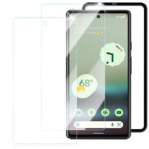 �K���X�t�B���� Google Pixel 6a �p 2���Z�b�g �u���[���C�g�J�b�g 93% �ڂ̔��y�� �ی�t�B���� �K�C�h�g�t��