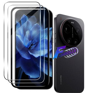 �K���X�t�B���� Xiaomi 17 Ultra 2���Z�b�g �����K���X �t���ی�t�B���� �d�x9H �ϏՌ� ��U�h�~ �w��h�~ �S�ʕی� �����ߗ� ���E���h�G�b�W �K�C�h�g�t��