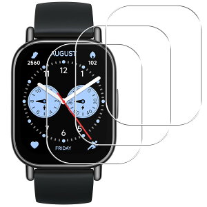 �X�}�[�g�E�H�b�` �ی�t�B���� 3���Z�b�g Xiaomi Redmi Watch 5 Lite �Ή� �t���ی�V�[�g �����K���X �����ߗ� �ϏՌ� �w��h�~ �C�A�[�� �����x ��ʕی� �J�o�[