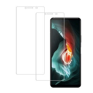 �K���X�t�B���� Xperia10II�p �����K���X �t���ی�t�B���� 2���Z�b�g �d�x9H ���Y�K���X�f�� ��ʕی�V�[�g