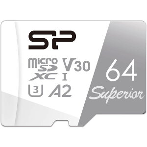 microSD�J�[�h 64GB UHS-I U3 V30 A2�Ή� �����]�� 4K����B�e�Ή� �X�C�b�`����m�F�� �������[�J�[�h