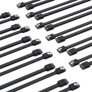 SATA�P�[�u�� 12�{�Z�b�g 6Gbps �X�g���[�g 45cm ���b�N���b�`�t�� HDD SSD ���w�h���C�u�Ή� �u���b�N �f�[�^�]���P�[�u��