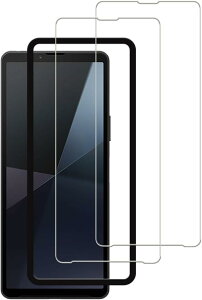�ی�t�B���� 2���Z�b�g Xperia 10 V VI �K���X�t�B���� �K�C�h�g�t�� �����K���X �t���ی�V�[�g �w��h�~ ���Y�K���X�f��