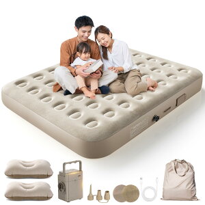 �G�A�[�x�b�h �_�u�� �x�[�W�� �d���|���v���� �����c�� ���[�ܕt 200×150×25cm �ω׏d300kg �L�����v �A�E�g�h�A �Ԓ��� �h�� ���q�p �ȈՃx�b�h �܂��� �h�� �ʋC�� �R���p�N�g �G�A�[�}�b