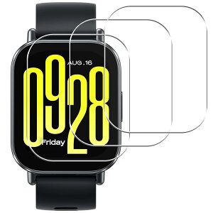 �X�}�[�g�E�H�b�`�ی�t�B���� 3���Z�b�g Xiaomi Redmi Watch5 Active�Ή� �t���ی�V�[�g �K���X�t�B���� 3D�J�o�[ �ϏՌ� ���� �����x ���� �w��h�~ �C�A�[��