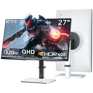 �Q�[�~���O���j�^�[ 27�C���` �z���C�g ����IPS�p�l�� QHD 1440P 300Hz 320Hz HDR400 �A�_�v�e�B�u���� �������� �s�{�b�g �X�C�x�� �`���g�@�\ DP HDMI�ڑ�