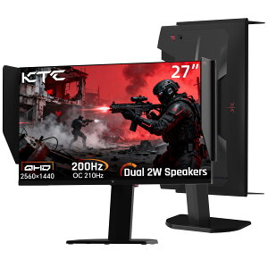 �Q�[�~���O���j�^�[ 27�C���` 2K 1440P 210Hz ����IPS �X�s�[�J�[���� �Ռ��t�[�h�t sRGB130% �������x1ms �A�_�v�e�B�u���� VESA�Ή� �������� �c��]