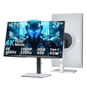 �Q�[�~���O���j�^�[ 27�C���` 4K ����IPS�p�l�� 160Hz 320Hz �f���A�����[�h HDR400 sRGB125% PD90W Type-C HDMI2.1 DP1.4 �A�_�v�e�B�u���� �A�C�P�A �������� VESA�Ή�