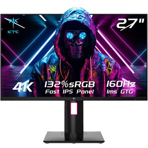 �Q�[�~���O���j�^�[ 27�C���` 4K UHD 144Hz ����IPS�p�l�� 1ms HDR400 sRGB132% HDMI2.1 DP1.4 VESA�Ή� �������� �c�u�� ��] �t���f�B�X�v���C