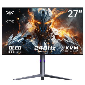 �Q�[�~���O���j�^�[ 27�C���` OLED QHD 2560×1440 240Hz 0.03ms �X�s�[�J�[���� Type-C 65W���d HDMI DisplayPort �Ή� �������� �f�B�X�v���C