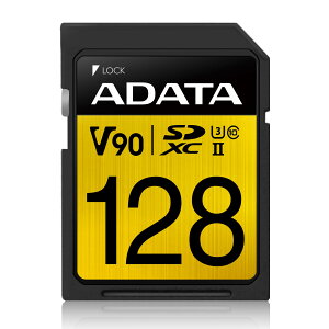 SD�J�[�h 128GB UHS-II U3 V90 �N���X10 SDXC ���ϋv �������[�J�[�h 8K 360�x�B�e �A�ʑΉ� �ő�Ǎ����x290MB/�b �����]�� �L�^���f�B�A