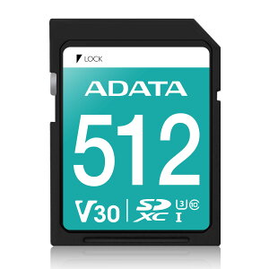 SD�J�[�h 512GB SDXC UHS-I U3 V30 �N���X10 ���ϋv 4K�Ή� �������[�J�[�h ��e�� �����]�� �B�e�p �L�^�p