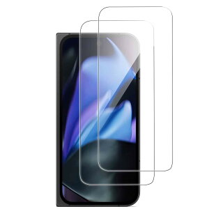 Google Pixel 10 Pro Fold �K���X�t�B���� 2���Z�b�g �t���ی� �����K���X 9H �ϏՌ� ��U�h�~ �w��h�~ �����ߗ� �C�A�[�� �����z�� 0.26mm 2.5D �ی�t�B����